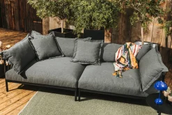 Gartensofas>COSMIC-COLLECTION Garten- Bigsofa schwarzgrau