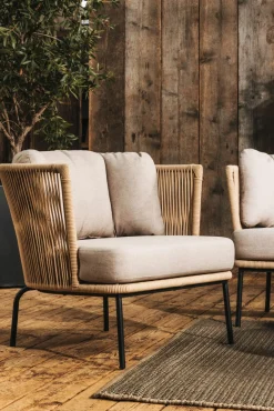 COSMIC-COLLECTION Rope Gartenloungesessel schwarz^ Lounge Sessel