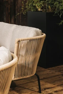 COSMIC-COLLECTION Rope Gartenloungesessel schwarz^ Lounge Sessel