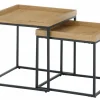 Couchtisch 2er Set braun^ Couch- & Beistelltische