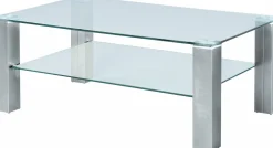 Couch- & Beistelltische> Couchtisch rechteckig transparent