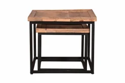 Couchtisch Set braun^ Couch- & Beistelltische
