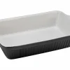 CreaTable Auflaufform 34cm weißschwarz^ Auflaufformen