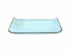 CreaTable BBQ Platte 33x16.5cm blau^ Serviergeschirr