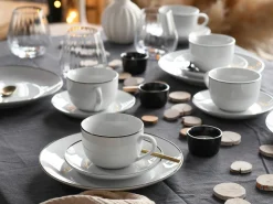 CreaTable Kaffeegeschirr 18tlg weiß^ Geschirrsets