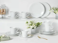 Geschirrsets>CreaTable Kaffeegeschirr 18tlg weiß