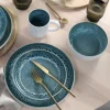 Möbelhaus Mönchengladbach|Möbelhaus Düsseldorf>CreaTable Kombigeschirr 16tlg weißblau