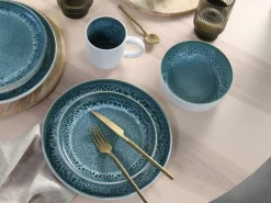 Möbelhaus Mönchengladbach|Möbelhaus Düsseldorf>CreaTable Kombigeschirr 16tlg weißblau