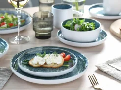 Möbelhaus Mönchengladbach|Möbelhaus Düsseldorf>CreaTable Kombigeschirr 16tlg weißblau