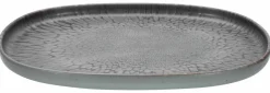 CreaTable Servierplatte 33cm grau^ Serviergeschirr
