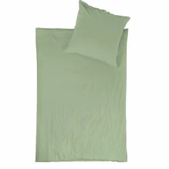 Dero Textil Bettwäsche grün^ Linon-Renforce