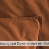 Linon-Renforce>Dero Textil Bettwäsche orange