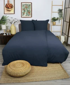 Dero Textil Musselin-Bettwäsche grau^ Linon-Renforce|Musselin