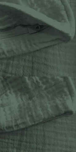 Dero Textil Musselin-Bettwäsche grün^ Musselin