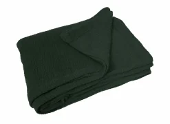 Wohndecken>Dero Textil Musselin-Wohndecke grün