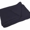 Dero Textil Musselin-Wohndecke blau^ Wohndecken