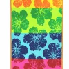 Strandlaken>Dero Textil Strandtuch Summer Hibiscus mehrfarbig