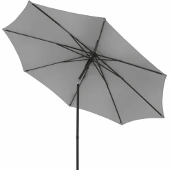 Sonnenschirme>Doppler Mittelmastschirm grau