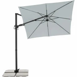 Sonnenschirme>Doppler Pendelschirm grau