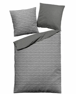 Dormisette Bettwäsche grau^ Flanell