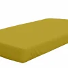 Dormisette Jersey-Spannbettlaken gelbbraun^ Bettlaken