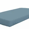 Bettlaken>Dormisette Jersey-Spannbettlaken blau