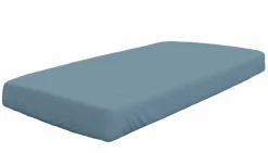 Bettlaken>Dormisette Jersey-Spannbettlaken blau
