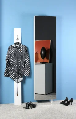 Drehschrank weiß^ Schuhschränke