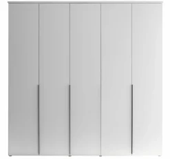 Drehtürenschrank 5-trg. weiß^ Kleiderschränke