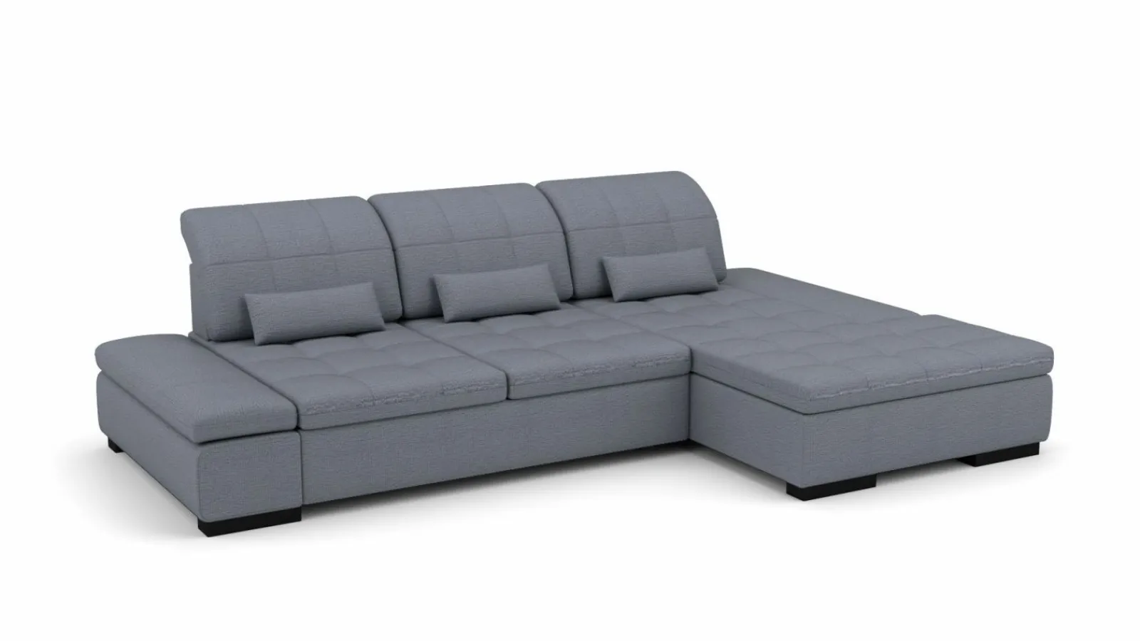 Sofas & Couches> Eckgarnitur blau