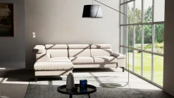 Sofas & Couches> Eckgarnitur grau