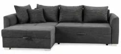 Sofas & Couches> Eckgarnitur grau