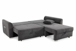 Sofas & Couches> Eckgarnitur grau