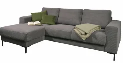 Sofas & Couches> Eckgarnitur grau