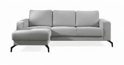 Sofas & Couches> Eckgarnitur grau