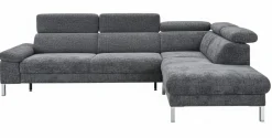 Sofas & Couches> Eckgarnitur grau