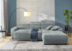 Sofas & Couches> Eckgarnitur grau