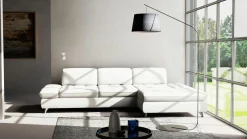 Sofas & Couches> Eckgarnitur grau