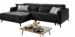 Sofas & Couches> Eckgarnitur schwarz
