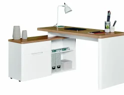 Eckschreibtisch weiß^ Bürotische·Schreibtische