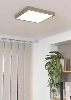 Eglo LED-Aufbauleuchte 1flg silberfarben^ Deckenleuchten