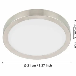 Eglo LED-Aufbauleuchte 1flg silberfarben^ Deckenleuchten