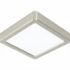 Deckenleuchten>Eglo LED-Ein-/Aufbauleuchte 1flg silberfarben