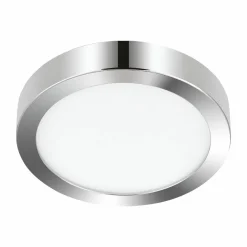 Deckenleuchten>Eglo LED-Ein-/Aufbauleuchte 1flg silberfarben