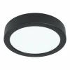 Deckenleuchten>Eglo LED-Ein-/Aufbauleuchte 1flg schwarz