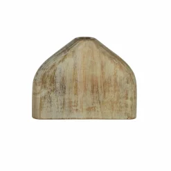 EGLO Living Holzvase 18cm grauweiß^ Dekoration