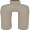 EGLO Living Metallvase 22,5cm beige^ Dekoration