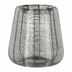 EGLO Living Windlicht 29cm silberfarbentransparent^ Dekoration