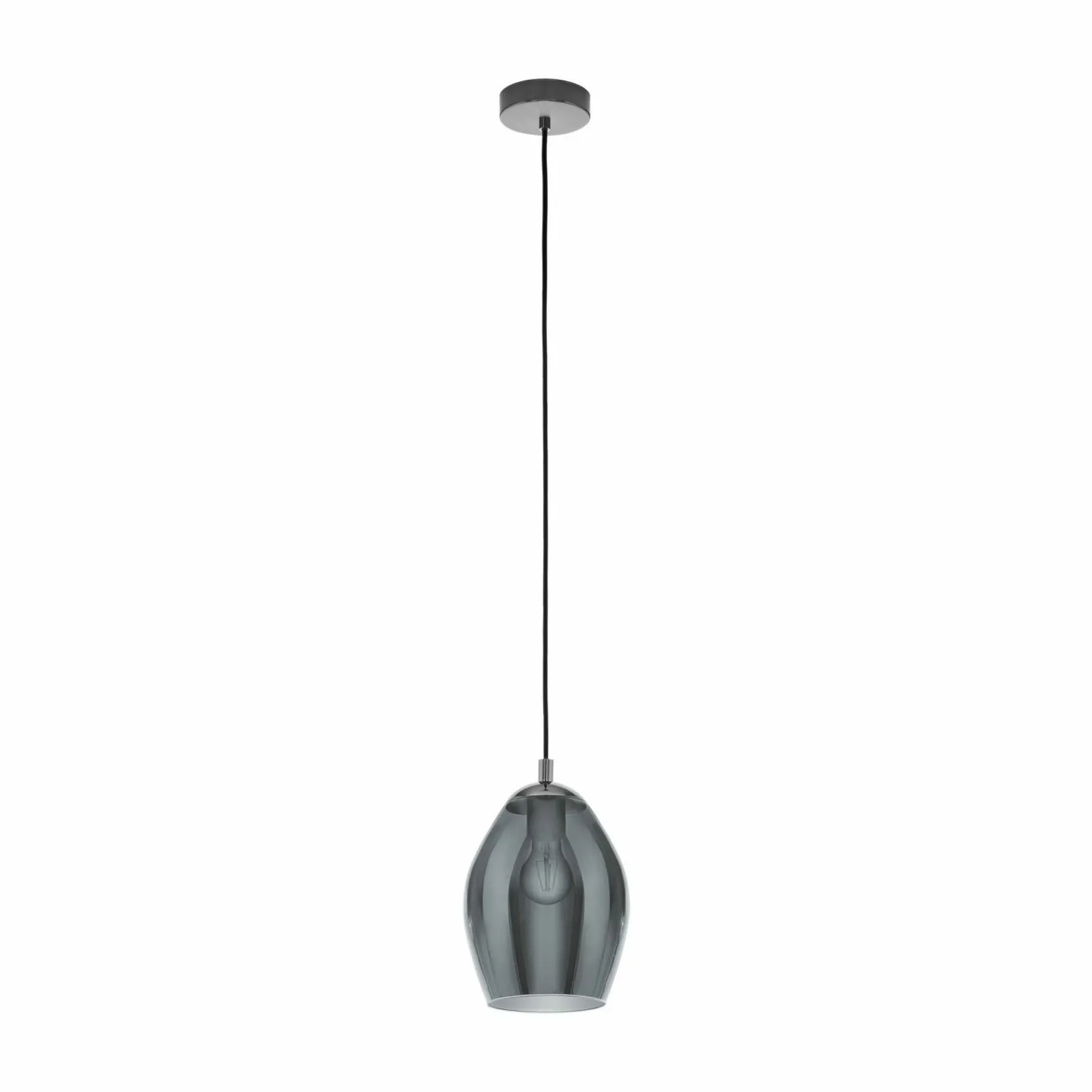 Eglo Pendelleuchte 1flg silberfarbengrau^ Pendelleuchten