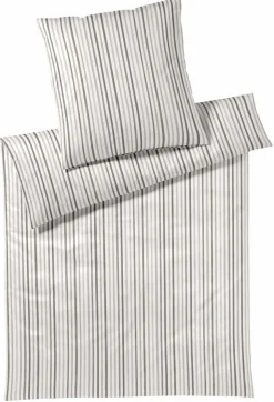 Elegante Mako-Feinjersey-Bettwäsche beige^ Jersey